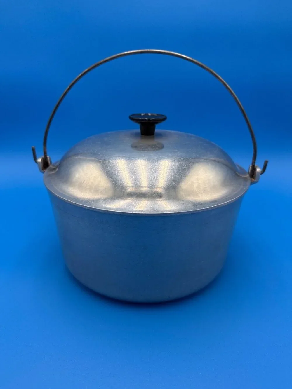 Vintage Household Institute Aluminum Stock Pot Lid Handle Camping Cookware